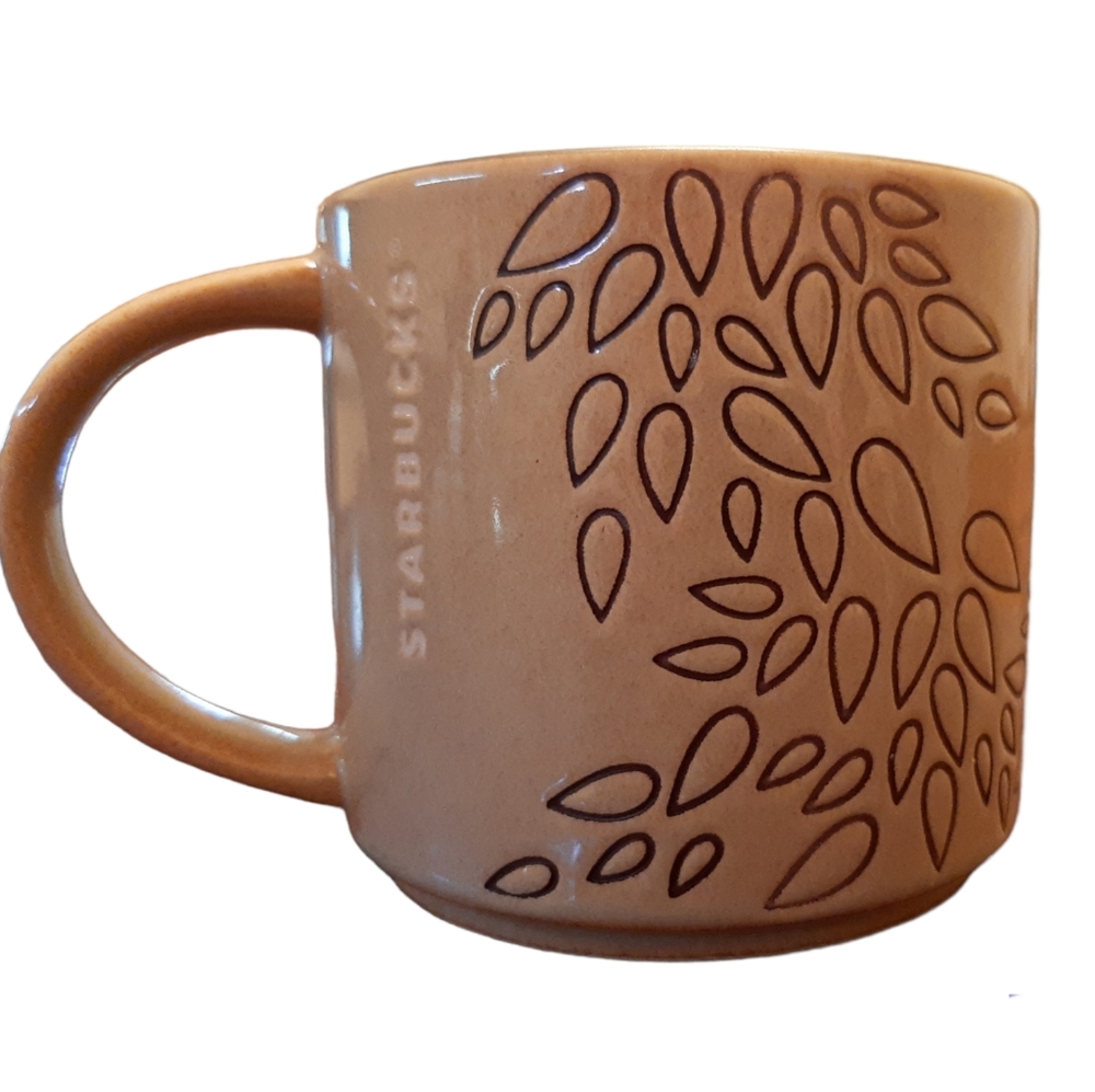 2 Starbucks Coffee Mugs 2013 Autumn Leaves 2007 Starbucks Logo Mug - Picture 2 of 10